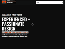 Tablet Screenshot of mariadeschamps.com